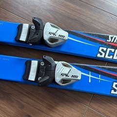全長100cm 子供用スキー板　ブルー系の画像