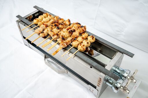 お得な　２台セット　やきとり焼器　牛豚串焼き　焼き台　持ち帰り　焼き鳥丼　テイクアウト　タレのにおい　客寄せ　送料無料