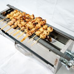 お得な　２台セット　やきとり焼器　牛豚串焼き　焼き台　持ち帰り　焼き鳥丼　テイクアウト　タレのにおい　客寄せ　送料無料の画像