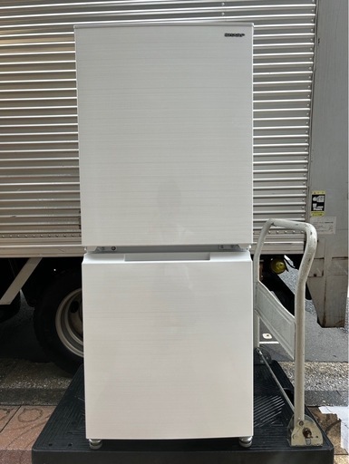 シャープ　ノンフロン冷凍冷蔵庫　SJ-D15H-W 2021年製　2ドア冷蔵庫