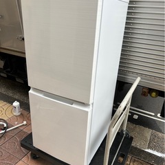 シャープ　ノンフロン冷凍冷蔵庫　SJ-D15H-W 2021年製　2ドア冷蔵庫の画像