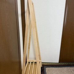 竹製　ハンガーラック高さ145cmの画像