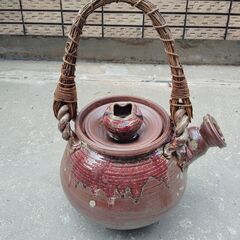 超巨大 特大土瓶 急須 陶器 オブジェ 飾り物 ディスプレイ インテリア　希少 店舗飾りの画像