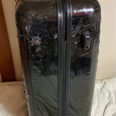 ☺️ジャンク  開けられない  パイロットケース  スーツケース51✖️24✖️h77cm 黒の画像
