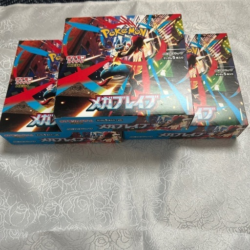 ポケモンカードゲーム　メガブレイブ3ボックス