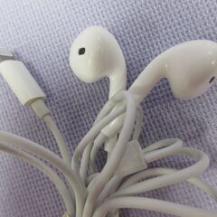 ( M-874 )iPhone用 イヤホン ２個まとめて まとめ売り 中古 動作確認済みの画像
