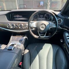 ローンは毎月28,500円～　メルセデス・ベンツＳクラス Ｓ４００ｈ　ＡＭＧスタイリングパッケージ　Ｓ６３後期仕様　スライディングガラスルーフ　レーダークルーズコントロール　全方位モニター　アダプティブブブレーキサポートの画像