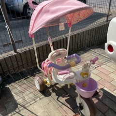 【ミッフィー】サンシェード付き三輪車の画像