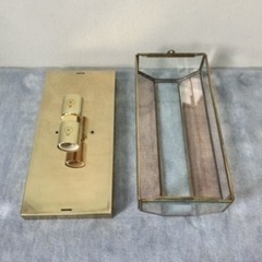 KOIZUMI　ビンテージ家具　高級壁掛け照明　ゴールド（1台）の画像