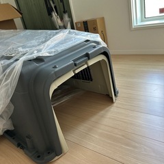 未使用　ペットキャリー　クレートの画像