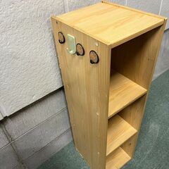 3段 カラーボックス 本棚 飾り棚 収納棚 木製 幅25cm×奥行30cm×高さ90cmの画像
