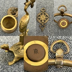 仏具品 香炉  輪灯 鶴　亀縁起物ろうそくの画像