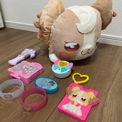 ワンダフルプリキュア　こむぎぬいぐるみ　プリキュアセットの画像