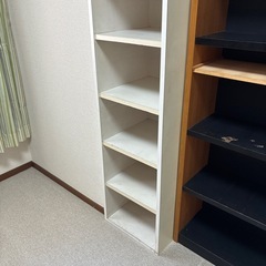 カラーボックス白6段の画像
