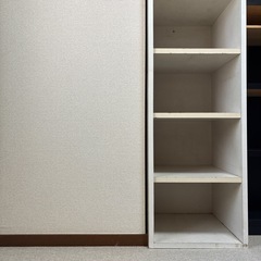 カラーボックス白6段の画像
