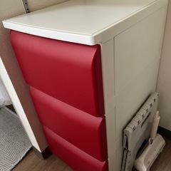 カラーボックス　3段の画像