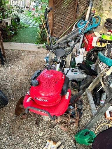 小さい耕運機　ホンダこまめ