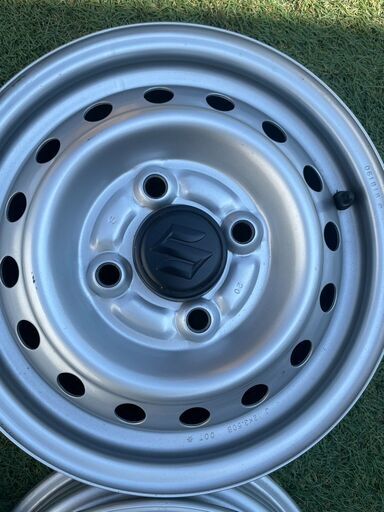 【中古・良品】スズキ/SUZUKI/スチールホイール/エヴリィ/キャリィ/純正/12×3.50B/4穴/100/4本