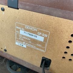 DENON レコードプレーヤーの画像