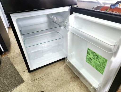 冷蔵庫 90L 2021年製 アイリスオーヤマ IRSD-9B 2ドア ブラック 黒 90Lクラス 九十クラス 小型 コンパクト 札幌市 平岸店