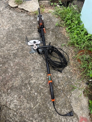 ポールヘッジトリマー&芝上バリカン