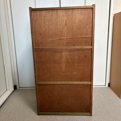 カラーボックス緑3段の画像