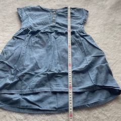 【お渡し決定済み】 UNIQLO ワンピース 120 110 姉妹コーデ おそろコーデの画像