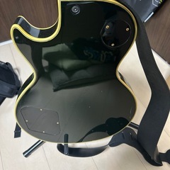 Greco ブラック エレキギター レスポールスタイルの画像