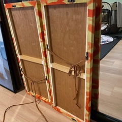 運気が上がる。布を貼った。板2枚。の画像