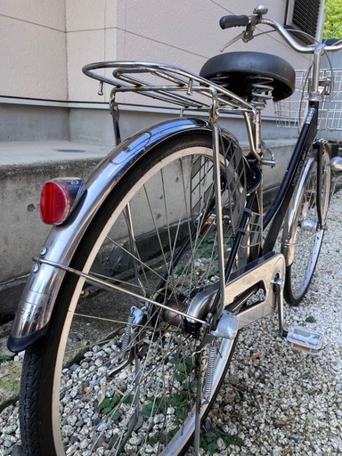 658、ママチャリ27インチ黒