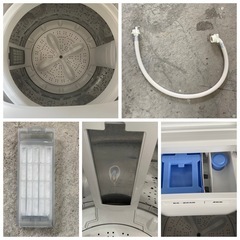 アイリスオーヤマ 全自動電気洗濯機 ITW-70A01-W 2024年製 生活家電 ホワイト 白 の画像