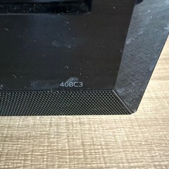 【ジャンク品】40インチ液晶テレビ REGZA 40BC3 の画像