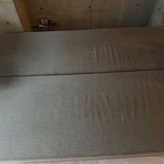 IKEA ÄLVDALEN 3人掛けソファー
ベッド（ダークグレー）の画像