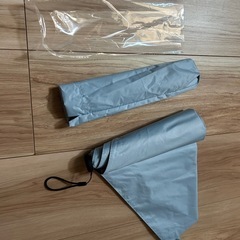 晴雨兼用 折りたたみ傘 ブルーの画像