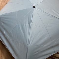 晴雨兼用 折りたたみ傘 ブルーの画像