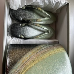 草履と和装バックセット23cm の画像