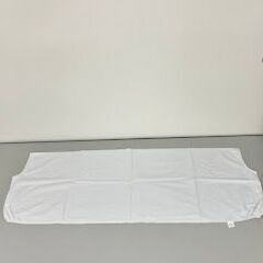 stp-3408　布団衿カバー　4点セット　ホワイト系　衛生的　アジャスター　寝具カバー　経済的　ゴム付き　白の画像