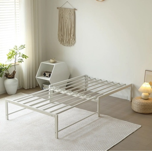 【新品未使用】折りたたみベッド シングル 2way ベッド下収納 パイン材 伸縮 静音 すのこ