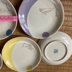 うさぎ小皿5枚の画像