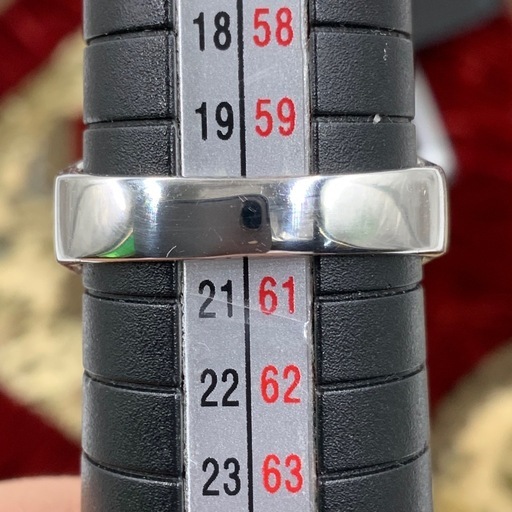 K18WG ダイヤクロス　リング　11.4g 約20号　0.19ct