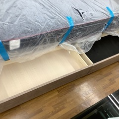 90分の無料軽トラック貸出サービス！東京ベッド 収納付ダブルベッドの画像