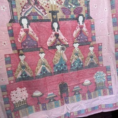 ひな祭り布の画像