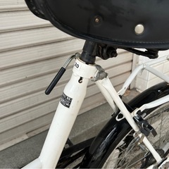 ComO'rade ホワイト　小径自転車 コモラード　自転車　サイクリング　ミニベロの画像