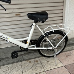 ComO'rade ホワイト　小径自転車 コモラード　自転車　サイクリング　ミニベロの画像