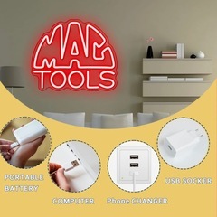 MAC TOOLS マックツール LEDネオンプレート 工具 アメリカ雑貨の画像