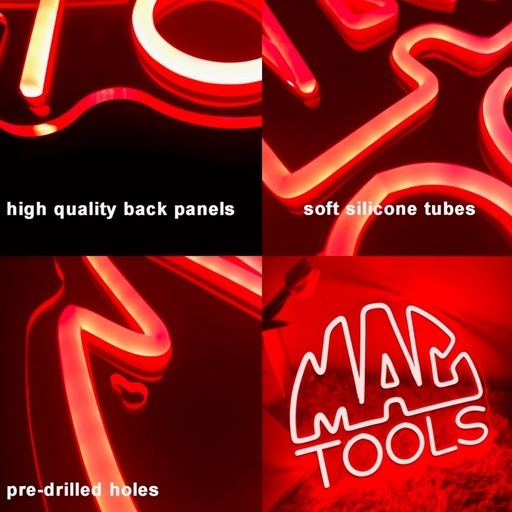 新品 MAC TOOLS マックツール LEDネオンプレート 工具 アメリカ雑貨 ネオン管風