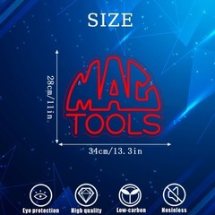 MAC TOOLS マックツール LEDネオンプレート 工具 アメリカ雑貨の画像