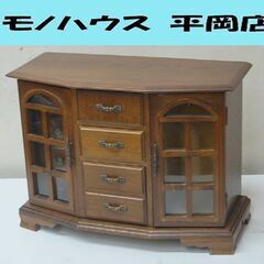ジュエリーボックス 幅38×奥17×高28cm 4段 オルゴール...