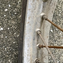 バイクのホイールの画像