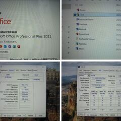 ※富士通タッチパネルWin11ProAH77M/Core i7-4702HQ/16G新古品/SSD1000GB/BR-RW/office2021の画像